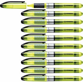 Fluorescent Marker Stabilo Navigator Yellow (10 Units) (1 Unit)