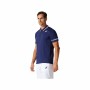 Men’s Short Sleeve Polo Shirt Asics Court Dark blue