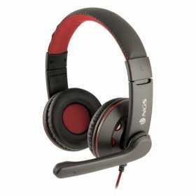 Gaming-Kopfhörer mit Mikrofon NGS NGS-HEADSET-0212 PC, PS4, XBOX, Smartphone Schwarz Rot