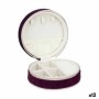 Boîte à bijoux Velours Bordeaux (10 x 5 x 10 cm) (12 Unités)