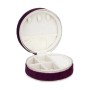 Jewelry box Velvet Burgundy (10 x 5 x 10 cm) (12 Units)