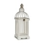 Decorative cage Metal Wood White (16,5 x 46 x 16,5 cm) (6 Units)