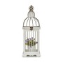 Decorative cage Metal Wood White (16,5 x 46 x 16,5 cm) (6 Units)