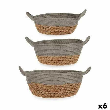 Set de basket Gris Marron Algues marines (6 Unités)