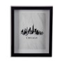 Painting City Black Glass Particleboard (22 x 2,5 x 27 cm) (12 Units)