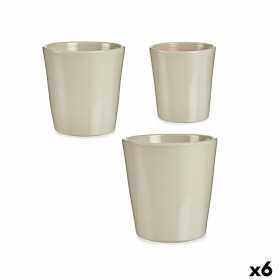 Set of pots Grey Clay (6 Units)