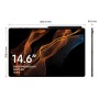 Läsplatta Samsung Galaxy Tab S8 Ultra Qualcomm Snapdragon 898 14,6" Svart 512 GB