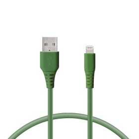 Daten-/Ladekabel mit USB KSIX grün 1 m