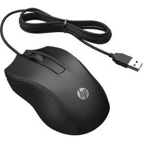 Mouse HP Ratón con cable HP 100 Schwarz