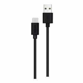 USB A to USB C Cable Philips DLC3104A/00 Fast charging 1,2 m Black