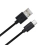 Câble USB A vers USB C Philips DLC3104A/00 Chargement rapide 1,2 m Noir
