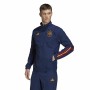 Men's Sports Jacket Adidas España Blue Dark blue