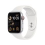 Montre intelligente Apple Watch SE Blanc Argenté 44 mm