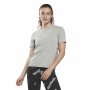 T-shirt à manches courtes femme Reebok Tape Pack Gris