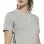 T-shirt à manches courtes femme Reebok Tape Pack Gris