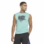 Ärmelloses Herren-T-Shirt Reebok Les Mills® Bodypump® Activchill Blau