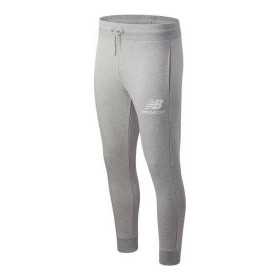 Long Sports Trousers New Balance Essential Stack Logo Grey Unisex