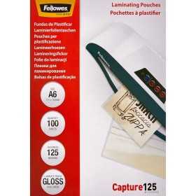 Laminating sleeves Fellowes 5307201 100 Units Transparent A6