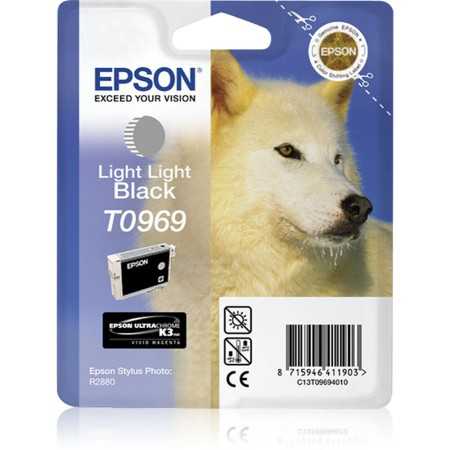 Original Tintenpatrone Epson T0969 Hellgrau