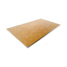 Sperrholzplatte Einlegearbeiten 19,5 x 29,5 cm Holz Braun