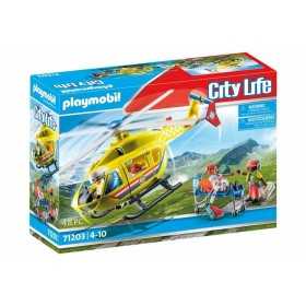 Playset Playmobil 71203 City Life Rescue Helicopter 48 Pièces