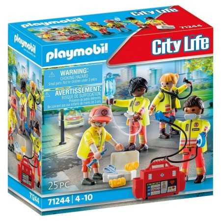 Playset Playmobil 71244 City Life Rescue Team 25 Delar