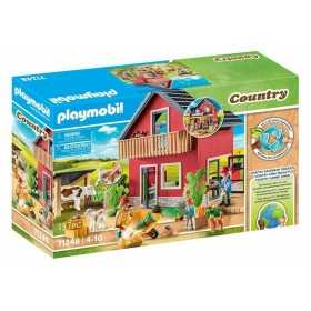 Playset Playmobil 71248 Country Furnished House with Barrow and Cow 137 Stücke
