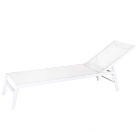 Chaise longue Thais 199 x 61 x 30 cm Blanc