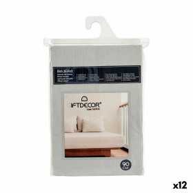 Fitted sheet 90 cm Grey (12 Units)