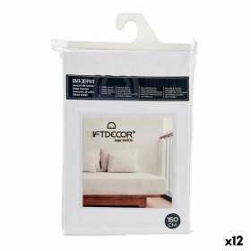Fitted sheet 150 cm White (12 Units)