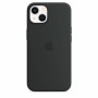 Mobilfodral Apple iPhone 13 Silikon Svart 6,1"