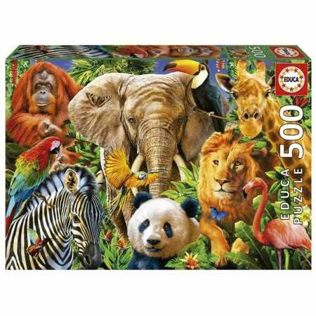 Animals Puzzle Educa 500 Pieces