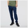 Adult Trousers New Balance TNCT FLC PNT MP23022 NGO Men Navy Blue