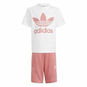 Children's Sports Outfit Adidas Trifolio White