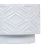 Blumentopf 21,5 x 21,5 x 16,5 cm aus Keramik Weiß