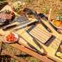 Kit d’Ustensiles pour Barbecue avec Mallette de Transport BBSet InnovaGoods 12 Pièces