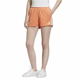 Short de Sport Adidas 3 Stripes Orange
