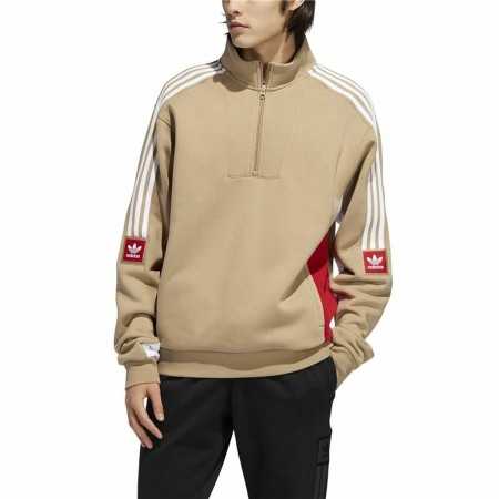 Herren Sweater ohne Kapuze Adidas Modular Braun