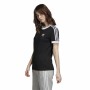 T-shirt à manches courtes femme Adidas 3 Stripes Noir