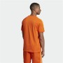 T-shirt à manches courtes homme Adidas 3 Stripes Orange