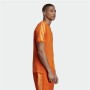 T-shirt med kortärm Herr Adidas 3 Stripes Orange