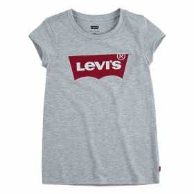 Barn T-shirt med kortärm Levi's Batwing Ljusgrå