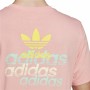 T-shirt med kortärm Herr Adidas Frontback Rosa