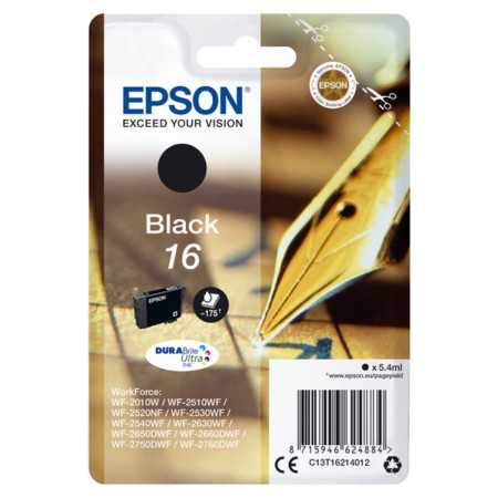 Patron Kompatibel Epson C13T16214022 Svart