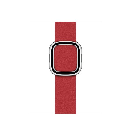 Watch Strap Apple Watch Apple MY672ZM/A Leather Maroon Red