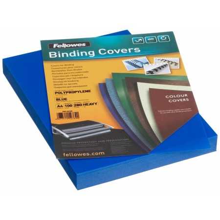 Binding covers Fellowes 100 Units Blue A4