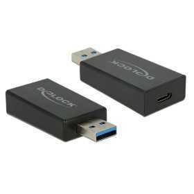 USB C to USB Adapter DELOCK 65689 Black 10 Gbps
