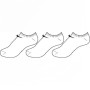 Ankle Sports Socks Nike SX2554 101 White/Black