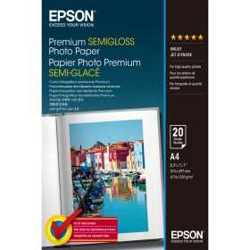 Glänzendes Photopapier Epson Premium Semigloss Photo Paper 20 Bettlaken 251 g/m² A4