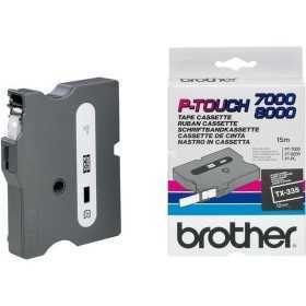 Laminated Tape for Labelling Machines Brother TX-335 White/Black